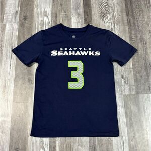 Size M (10/12) - NFL Seattle Seahawks #3 Russell Wilson T-shirt